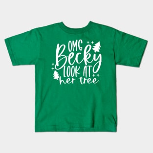 Becky, Look at Her Tree Kids T-Shirt